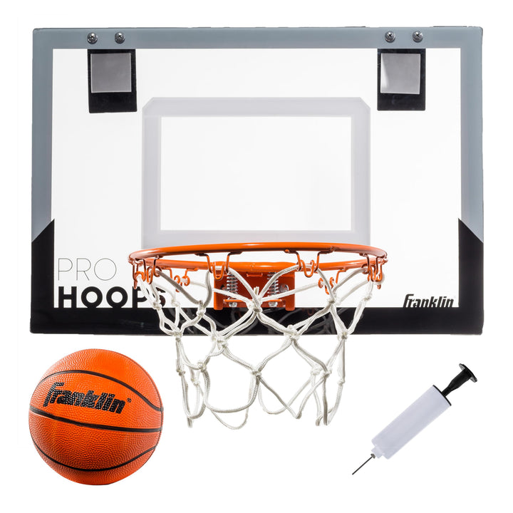 Franklin Sports Mini-Basketballkörbe – Kinder Indoor über der Tür Mini Hoop + Basketball Sets – Perf