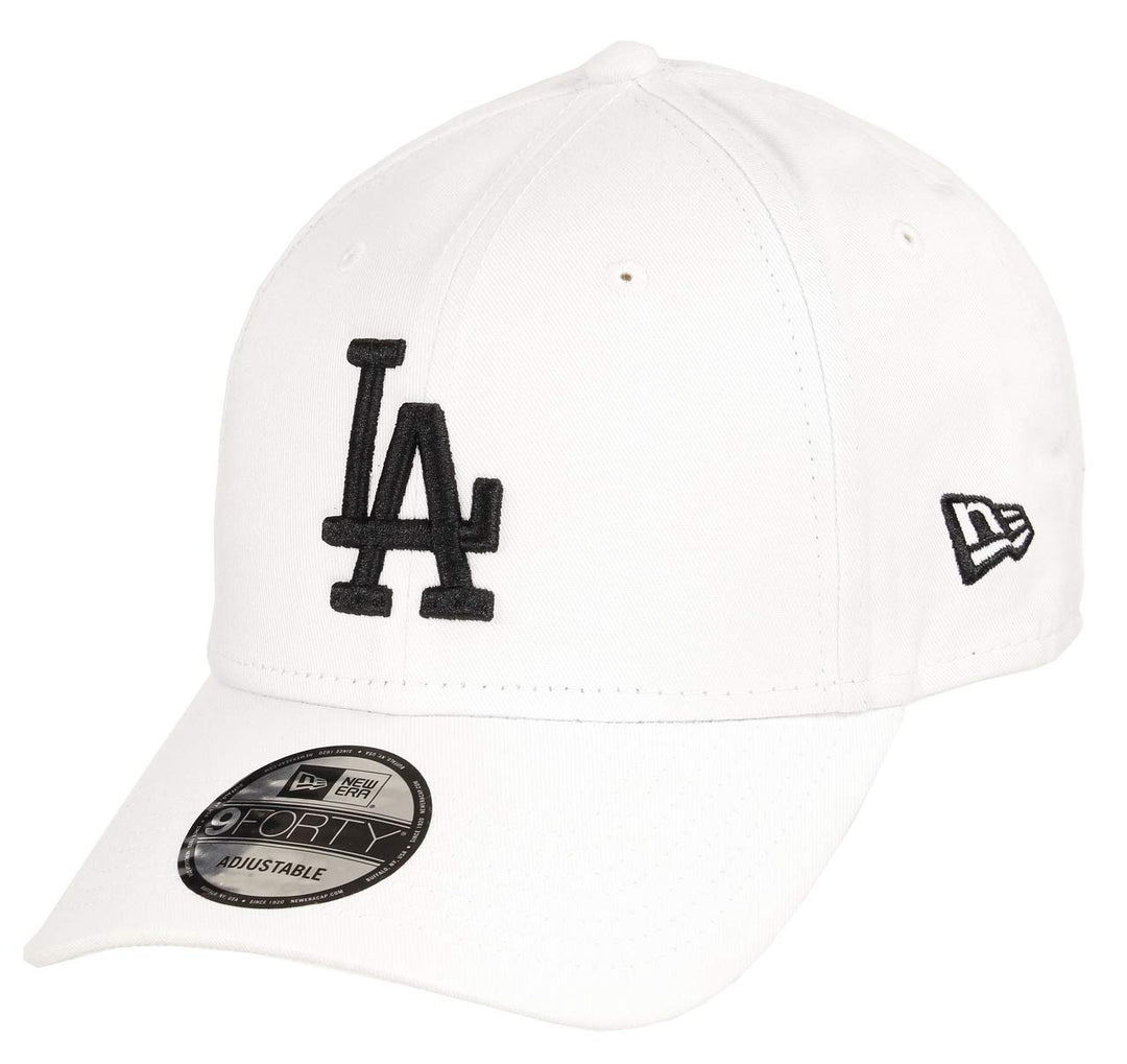 New Era MLB Cap verstellbar Basecap 9forty Baseball Kappe NY LA Rear Logo Einheitsgrösse Dodgers-Whi