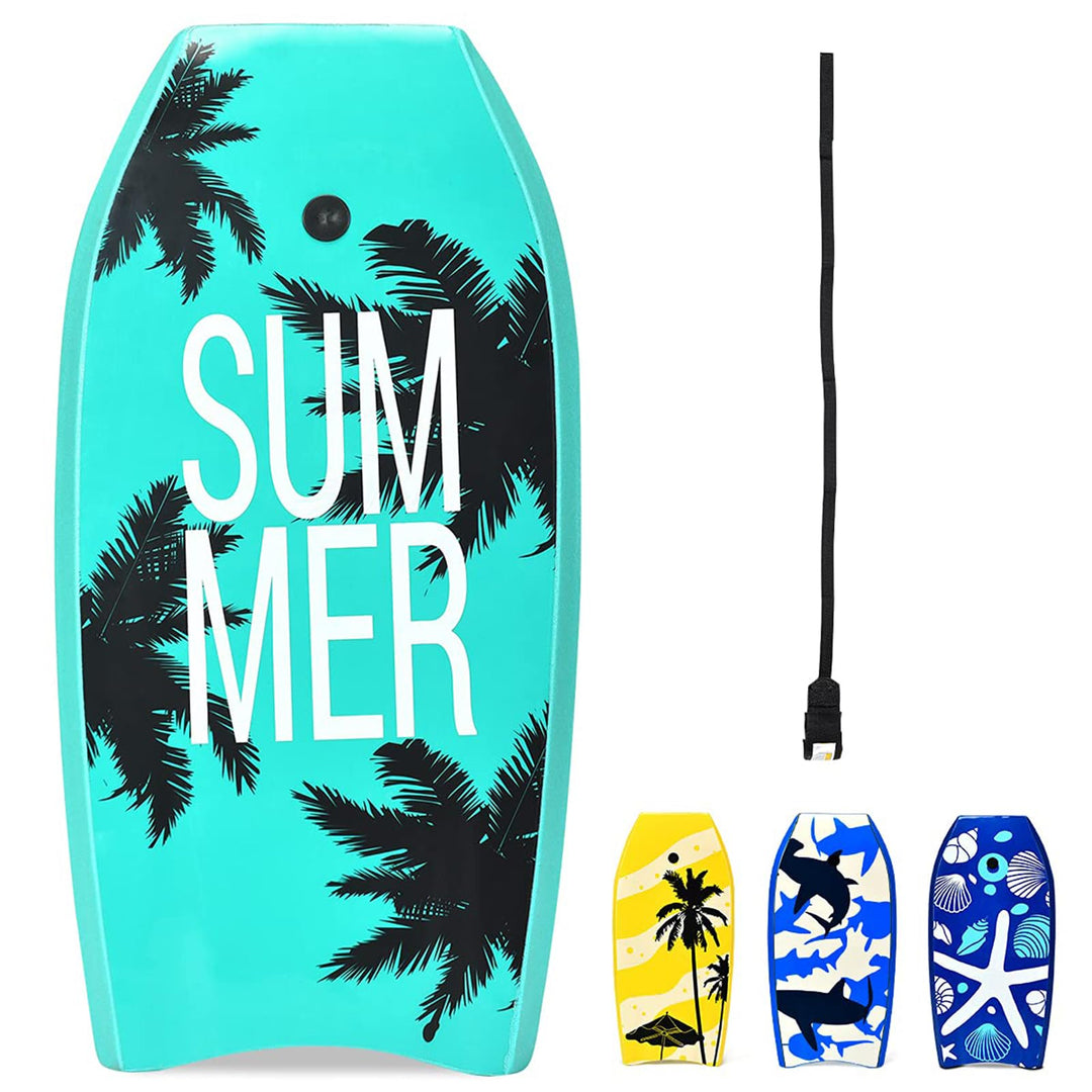 DREAMADE Bodyboard, Sup-Board, Schwimmboard, Schwimmbrett, Surfbrett, Surfboard mit Fussriemen Grün,