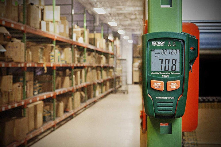 Extech Luftfeuchte- und Temperatur-Datenlogger mit LCD-Display, 1 Stück, RHT20, RHT20
