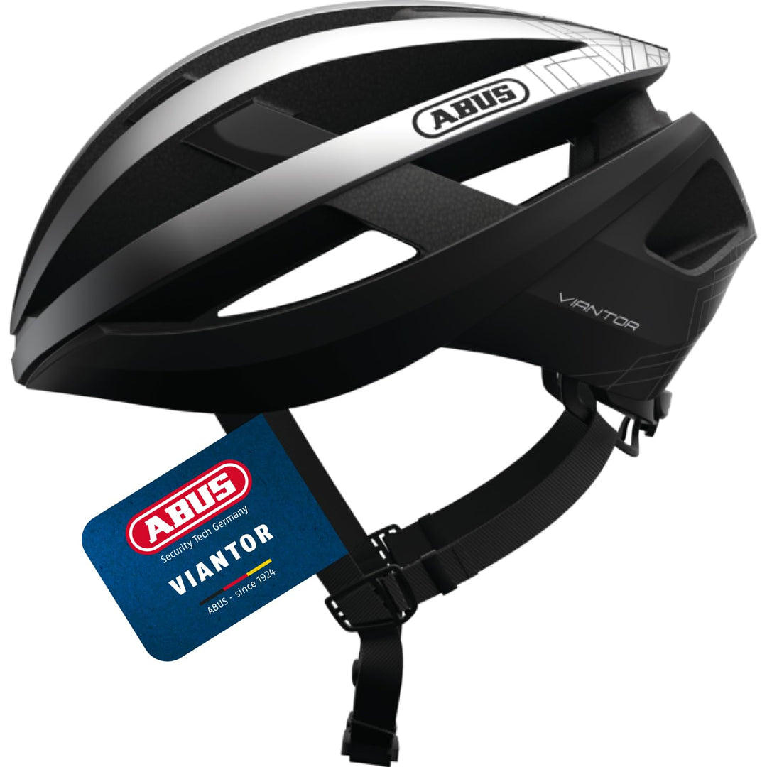ABUS Rennradhelm Viantor - Sportlicher Fahrradhelm für Einsteiger - für Damen und Herren M (52-58 cm