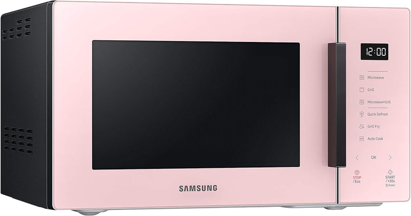 Samsung Mikrowellen-Ofen, 23 Liter, 1100 W, automatisches Kochen und Home Dessert, Glas Design