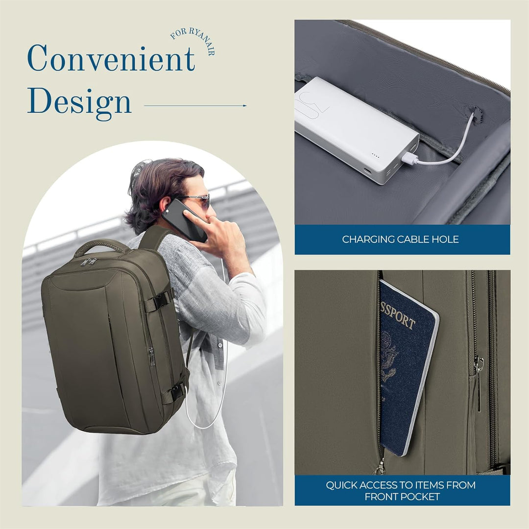 Lossga Für Ryanair Handgepäck 40x20x25 Handgepäck Rucksack Reiserucksack Flugzeug Rucksack 40x20x27
