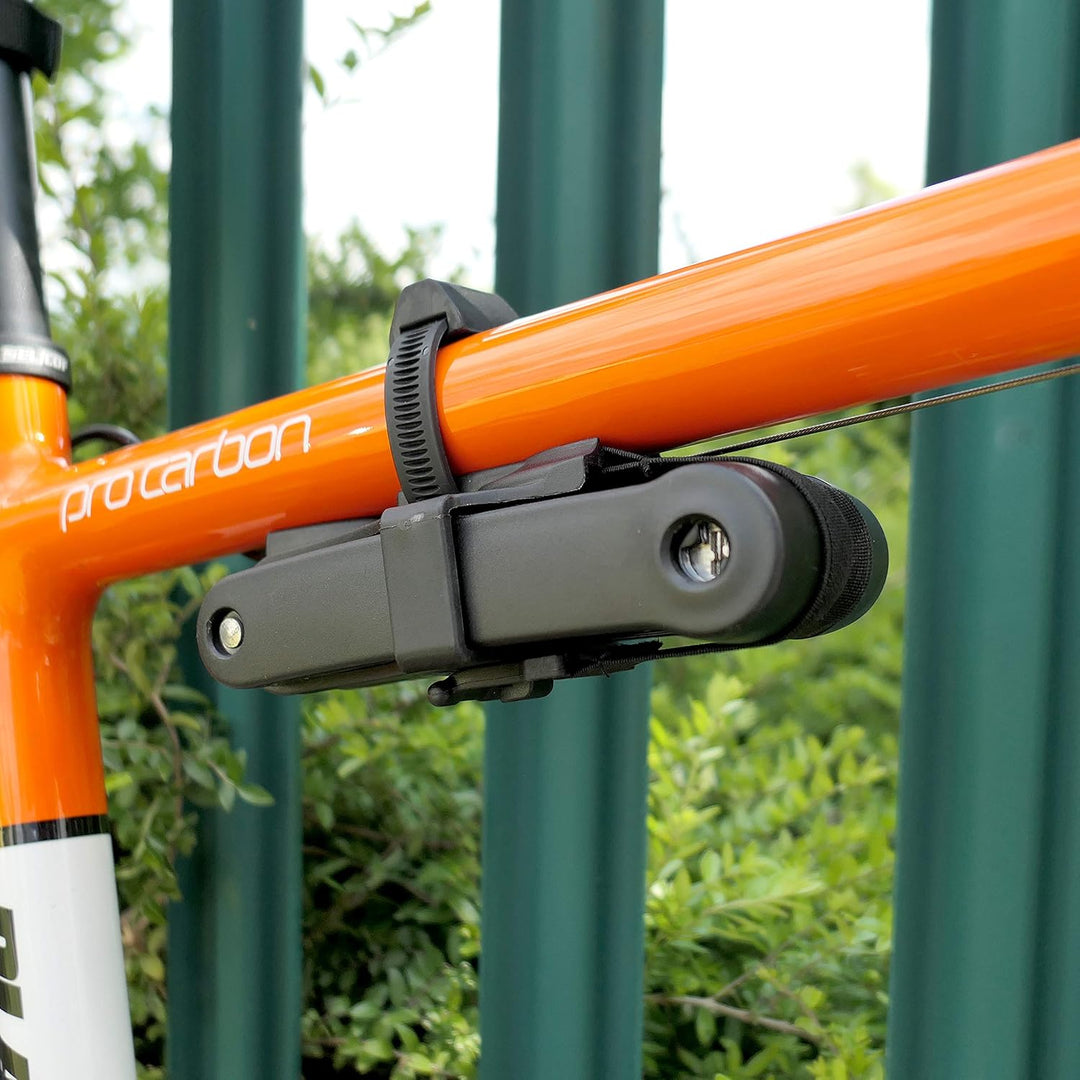 Burg Wachter Fahrradschloss aus gehärtetem Stahl, leicht, faltbar, 80 cm, schwarz