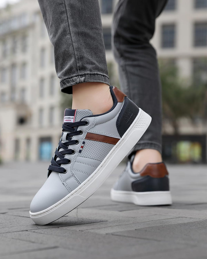 ARRIGO BELLO Herren Freizeitschuhe Schuhe Sneakers Wanderschuhe Leders Laufschuhe Leichtgewicht Outd