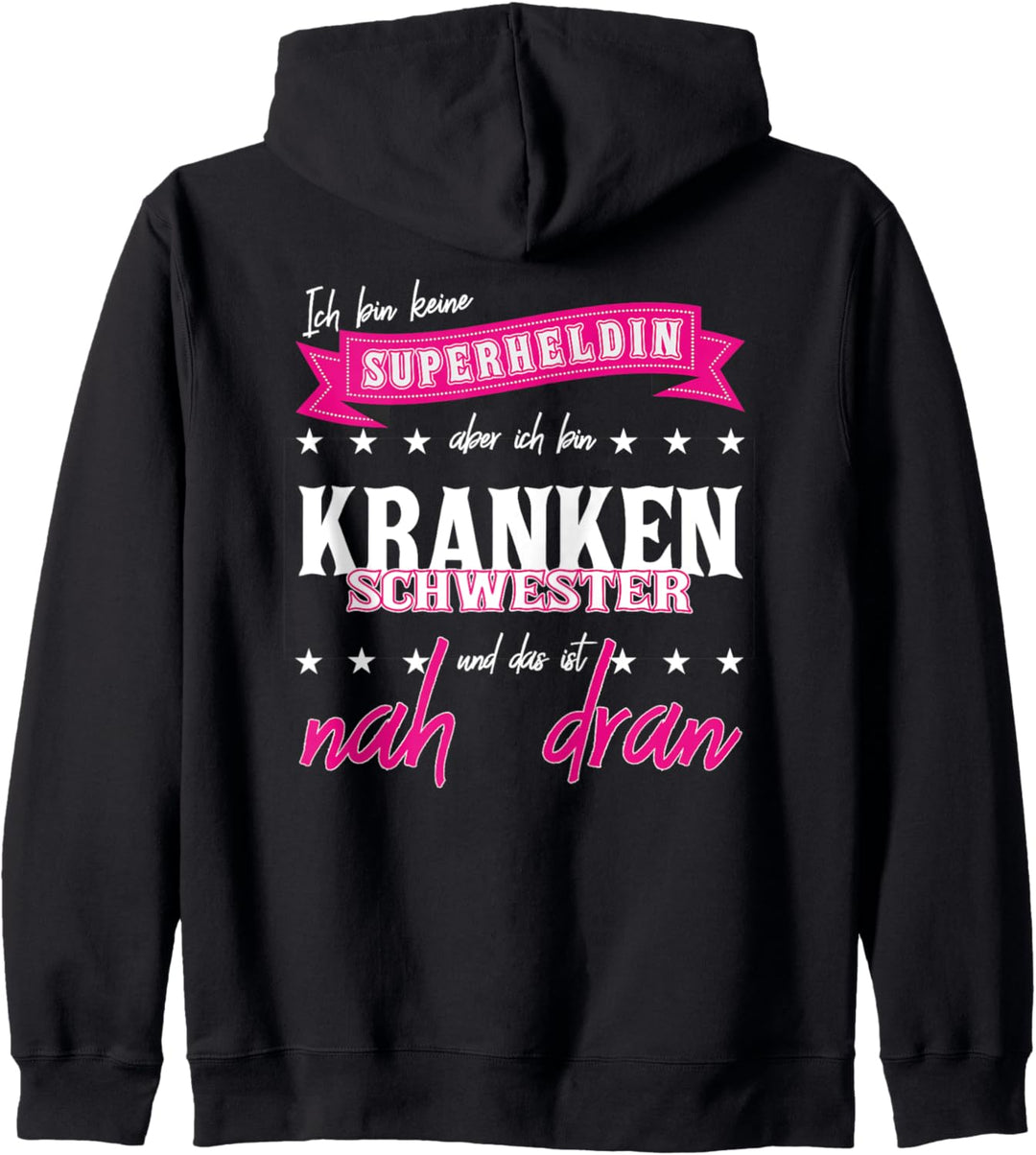 Freizeitjacke und Geschenk für die Krankenschwester Kapuzenjacke