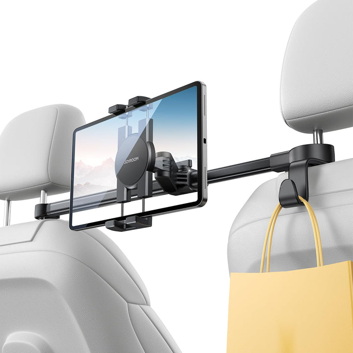 JOYROOM Tablet Halterung Auto Kopfstütze [Bilaterale Fixierung] Tablethalterungen Auto mit Metallarm