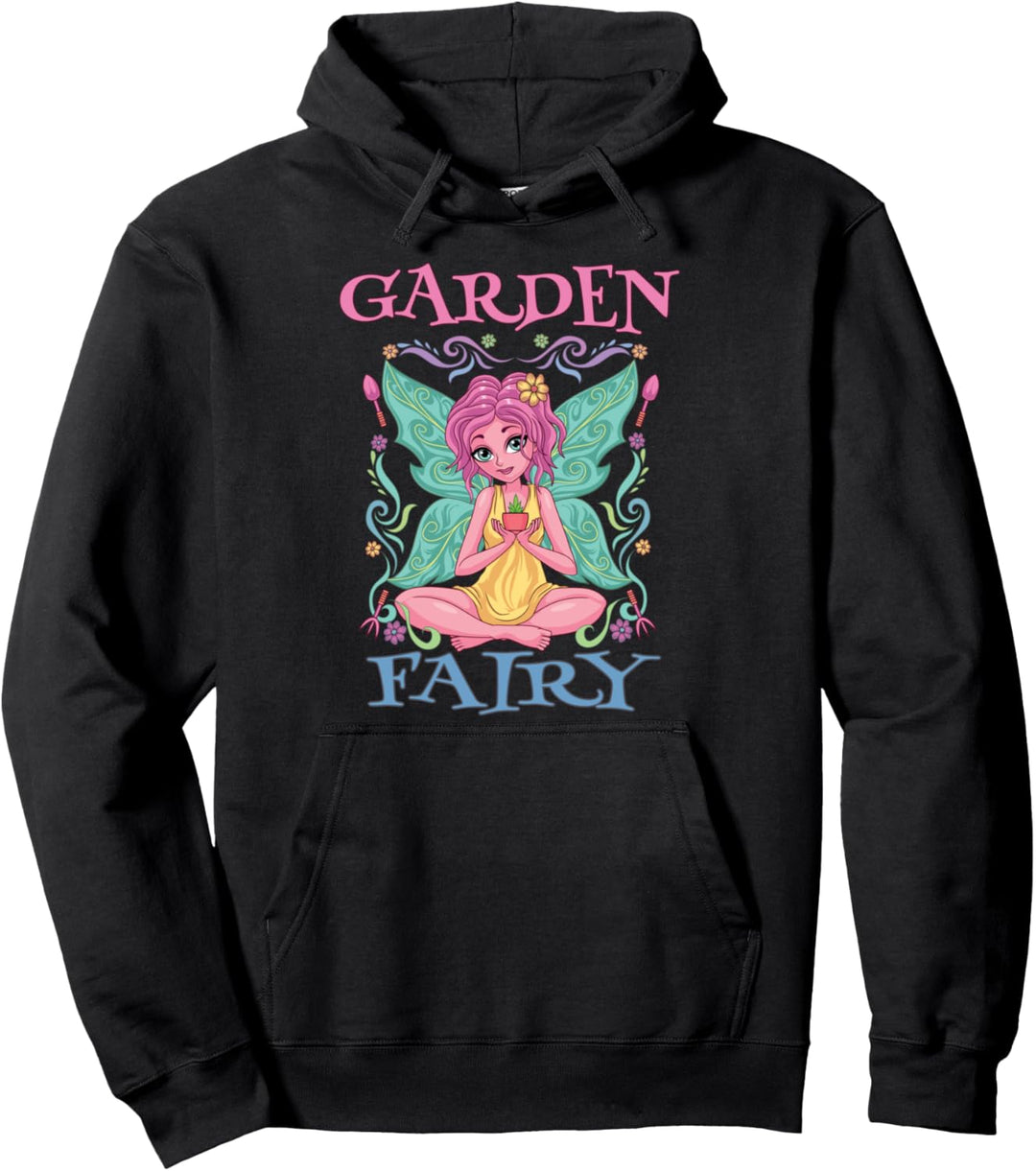 Garten Fee Magischer Feen Blumengarten Verzauberte Pullover Hoodie