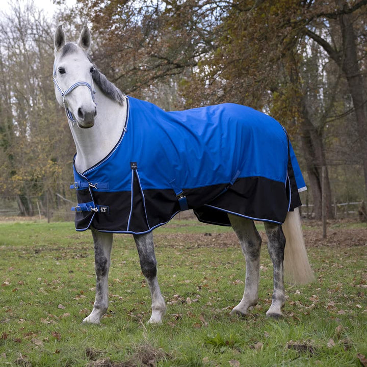 Equi-Theme EQUITHEME Decke Aisance 1200D ? 50 g ? Farben ? Blau/Schwarz, Grösse Decke ? 6.9 Bleu/Noi