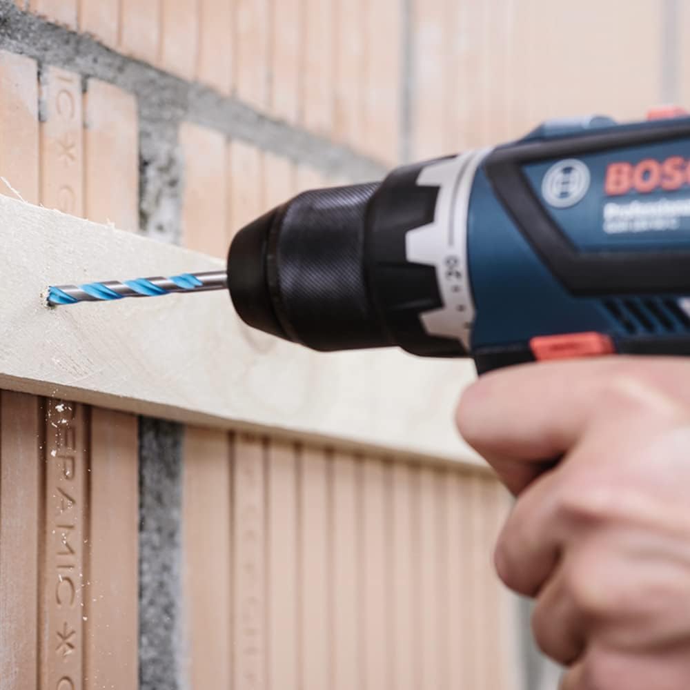 Bosch Professional 8 tlg. Impact Control Mehrzweckbohrer Set (Pick and Click, HEX-9, Zubehör Schlags