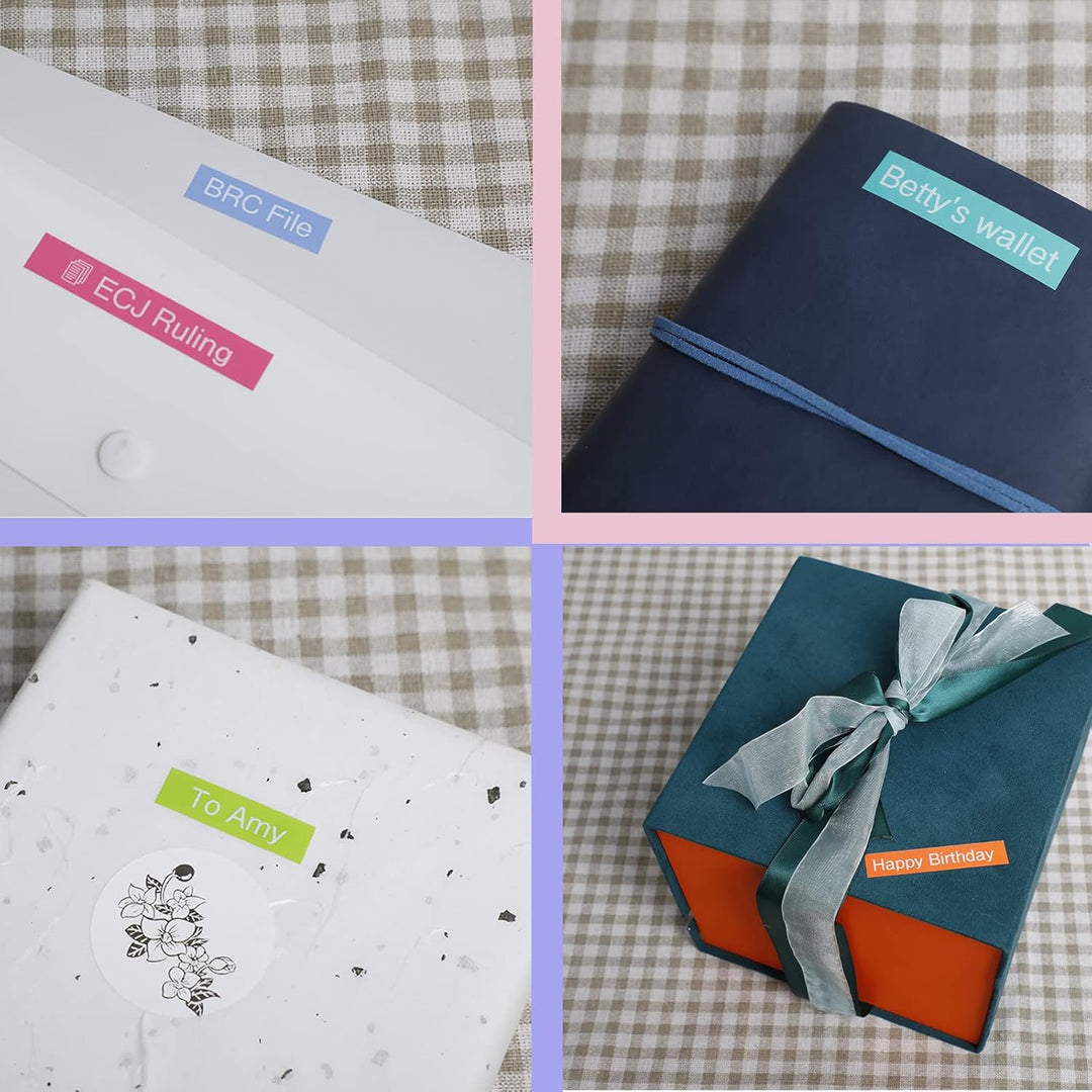 MarkField 6x Kompatible Schriftband für Brother P-Touch Label Maker TZ-MQP35 TZe-335 12mm x 8m 0,47