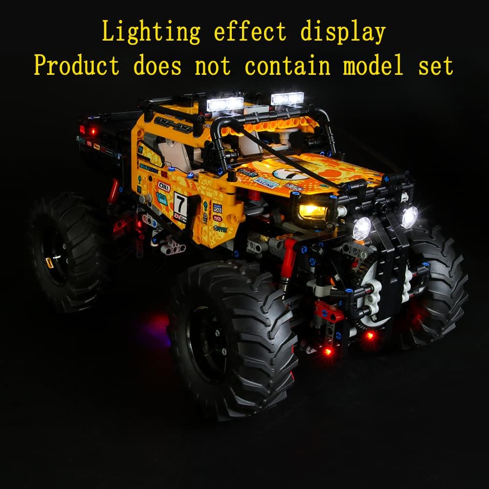 GEAMENT Licht-Set Kompatibel mit Lego 4x4 Allrad Xtreme-Geländewagen (4X4-treme Off-Roader) - Beleuc