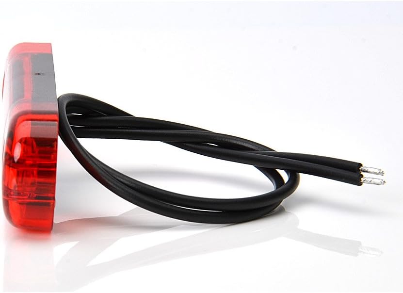 LED-MARTIN® 6er Sparset Umrissleuchte ROT 12V/24V Begrenzungsleuchte Positionsleuchte dünn