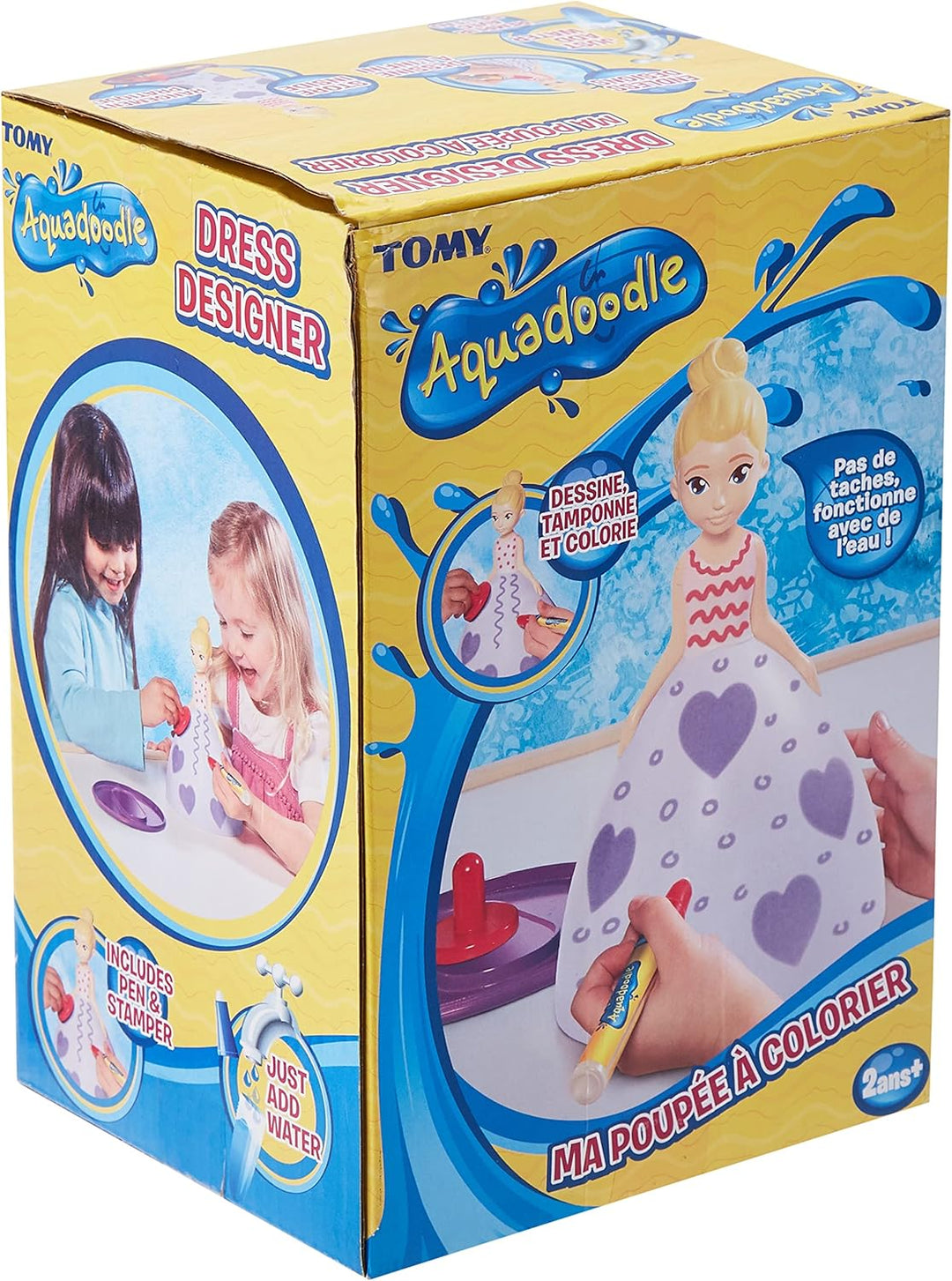 AQUADOODLE E72734 Kleiderdesigner, 3D- und schmutzfreies Malen, Kinderspielzeug, Lernspielstifte für