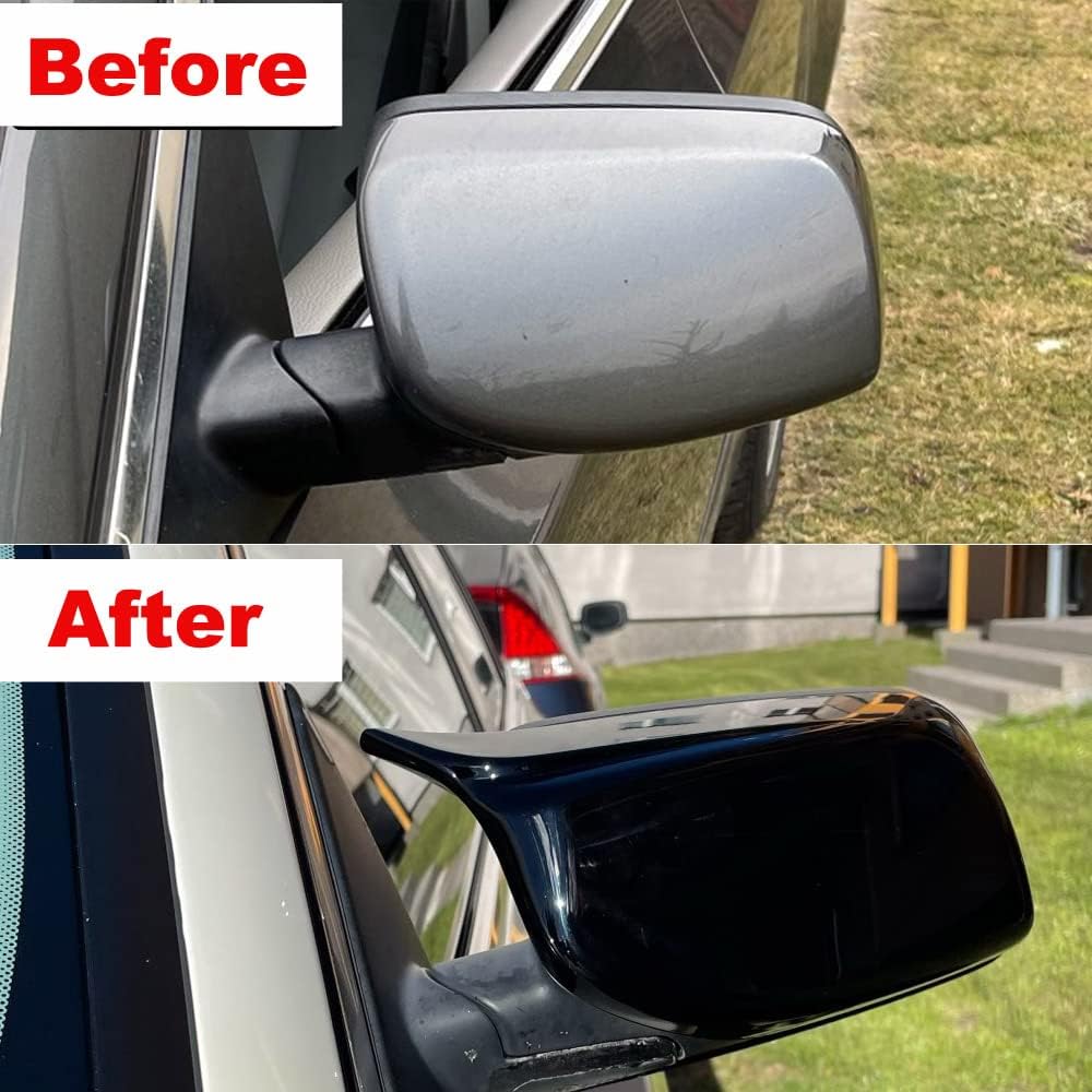 Auto Spiegelkappen, 1 Paar Auto Tür Aussenspiegelkappe Rückspiegelkappe Seitenspiegel Abdeckungen fü