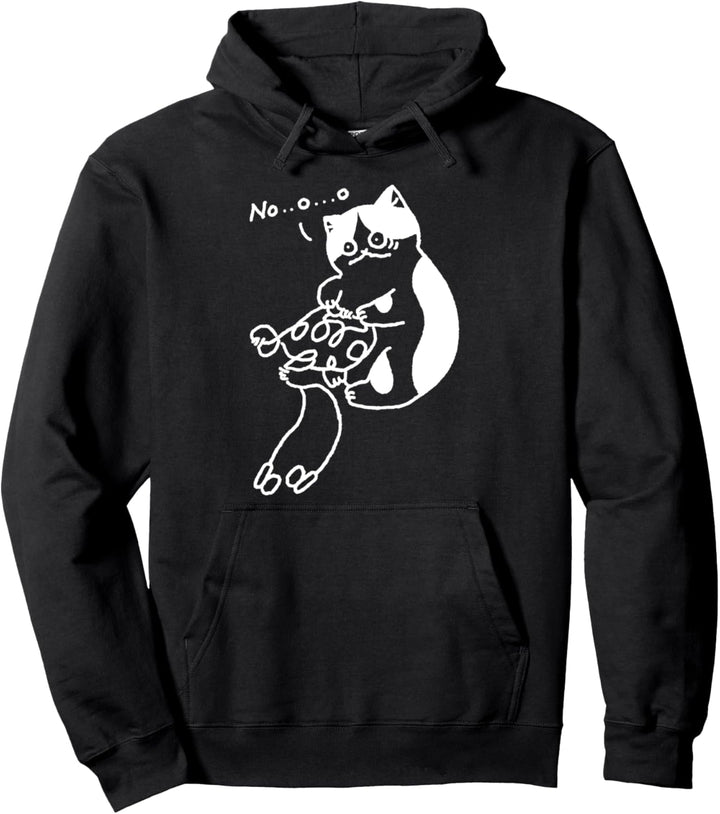 Unordentliche Kopfhörer-Katze Lustiges Geschenk Anime Katzen Pullover Hoodie