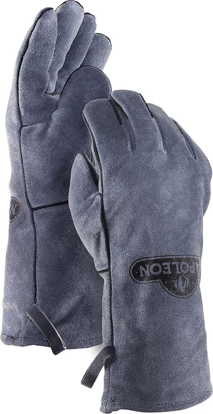 Napoleon 62147 Grillhandschuhe, Leder, Schwarz und Grau