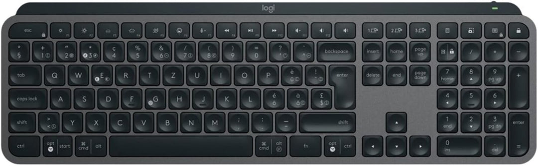 Logitech MX Keys S - Graphit, Skandinavisches QWERTY-Layout