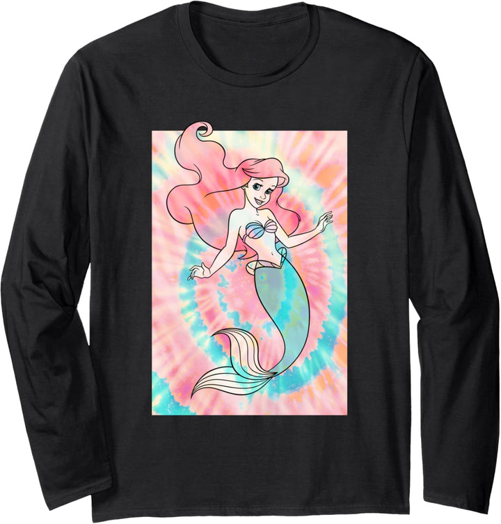 Disney Princess The Little Mermaid Tie Dye Ariel Langarmshirt