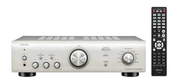 Denon PMA-600NE Vollverstärker mit 70W pro Kanal und Bluetooth, silber Silber Single, Silber Single