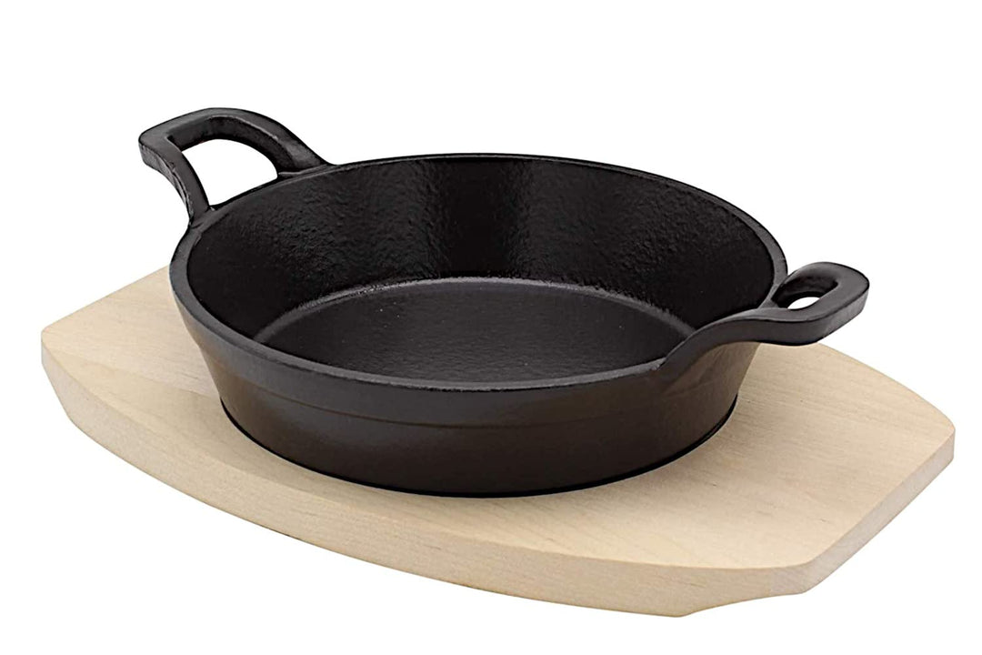 Karl Krüger Eisenguss Servierpfanne Serie Toledo 18 cm Schwarz