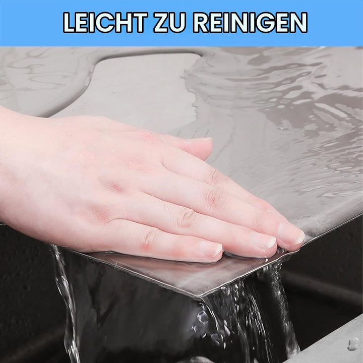 Edelstahl Schneidebrett 30 x 40cm, Schweres Schneidebrett Edelstahl Küche Cutting Board zum Kochen,