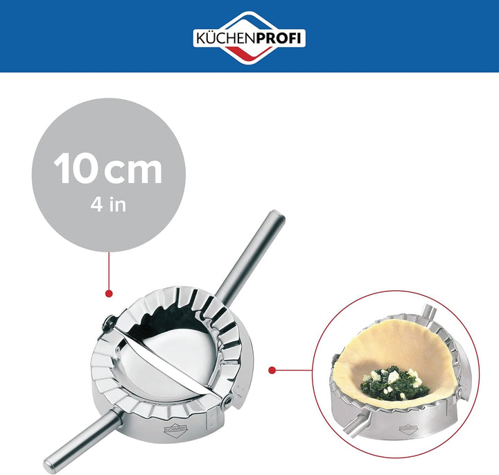Küchenprofi Ravioli-Former Edelstahl, klein, 10 cm, 10 cm