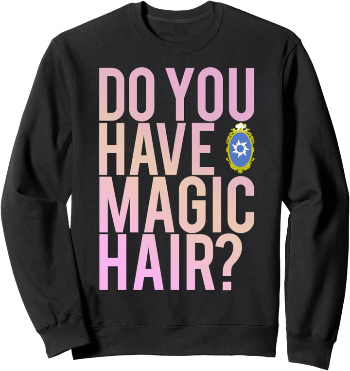 Disney Wreck-It Ralph 2 Rapunzel Do You Have Magic Hair Text Sweatshirt