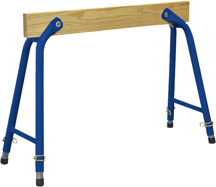 GREIS & KNOBLAUCH 95019 Klappbock Holz/Stahl verstellbar von 620 bis 910 mm Tragkraft 350 kg