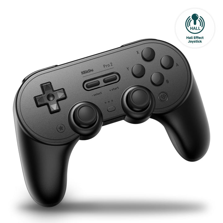 8Bitdo Pro 2 Bluetooth Controller for Switch, Hall Effect Joystick Update, Wireless Gaming Controlle