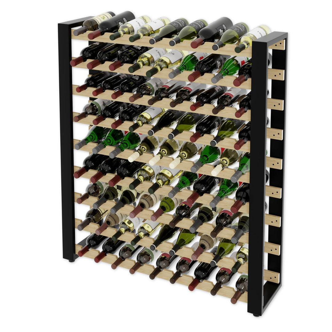 Lenmar Serie RW Weinregal aus Holz für Flaschen, LOFT, Flaschen, Wein, Flaschenregal, Kellerregal, R