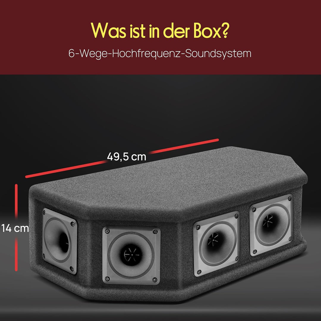 PylePro 300 Watt DJ Lautsprecher Boxen, Party Lautsprecher Passiv Robuste PA Box als Musikanlage 6-W