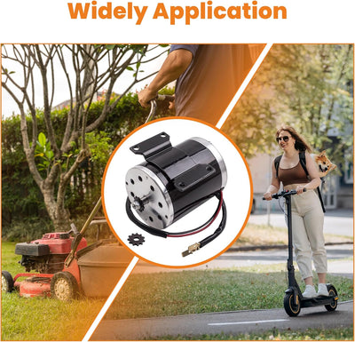 maXpeedingrods 500W 24V DC Motor E-Scooter Elektroroller Elektro Motor Mit Halterung Elektromotor fü