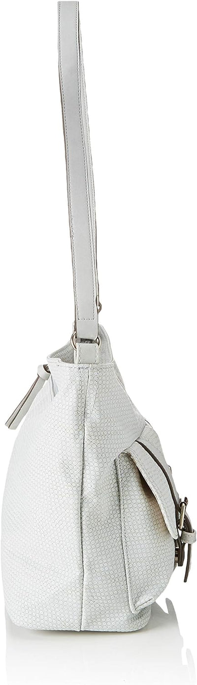 Tamaris Alessia Hobo Bag S Schultertasche Grau (Light Grey Comb), Grau (Light Grey Comb)