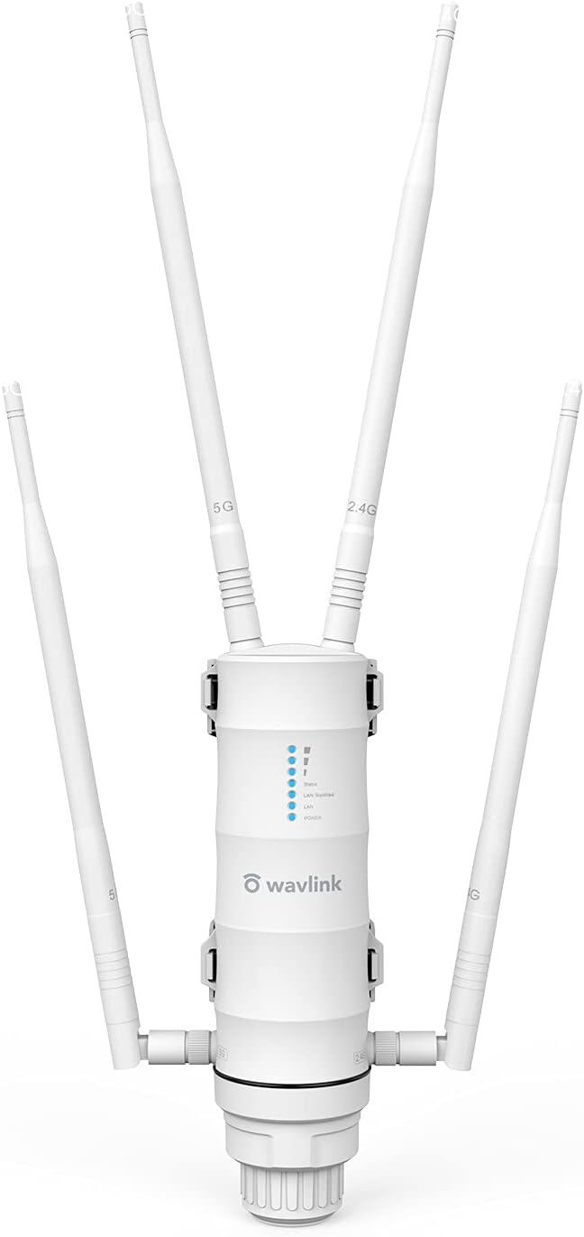 WAVLINK AC1200 Wireless Access Point mit grosser Reichweite im Freien Wetterfestes Dualband 2,4 + 5G