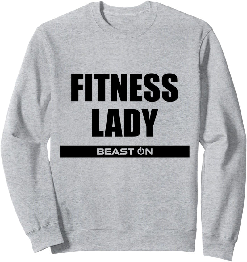 Fitness Lady Fitness Gym Motivation Sprüche Bodybuilding Sweatshirt