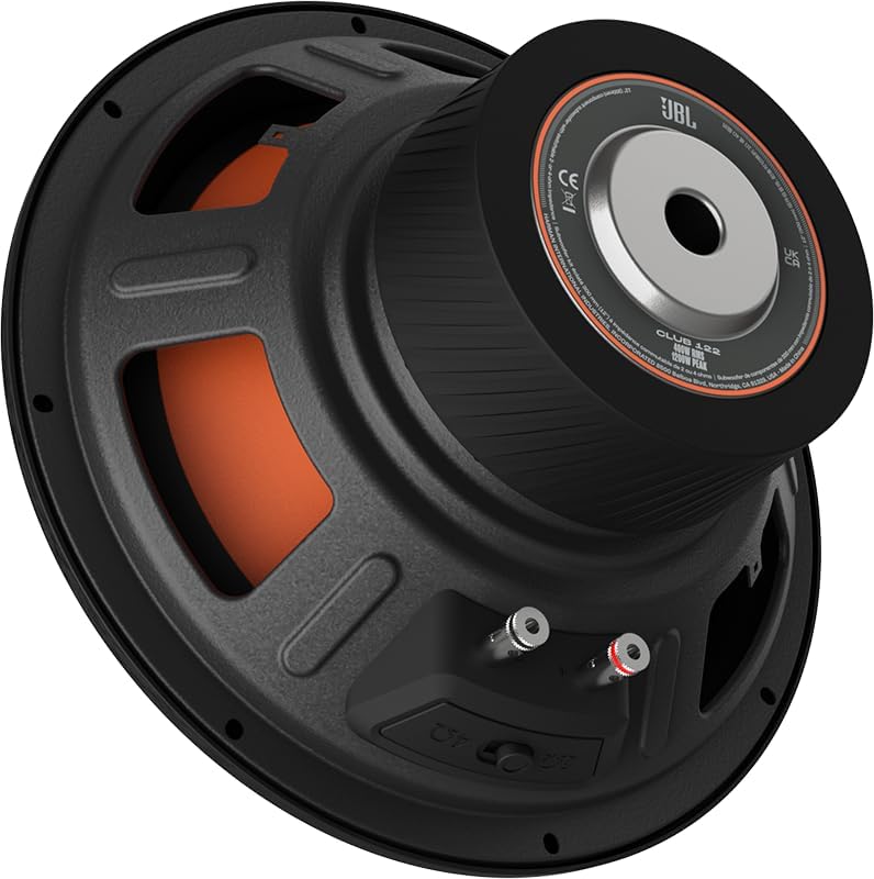 JBL Club 122SL - 1200 Watt Subwoofer Auto Radio für Flach-Einbau in KfZ Musikanlage von Harman Kardo