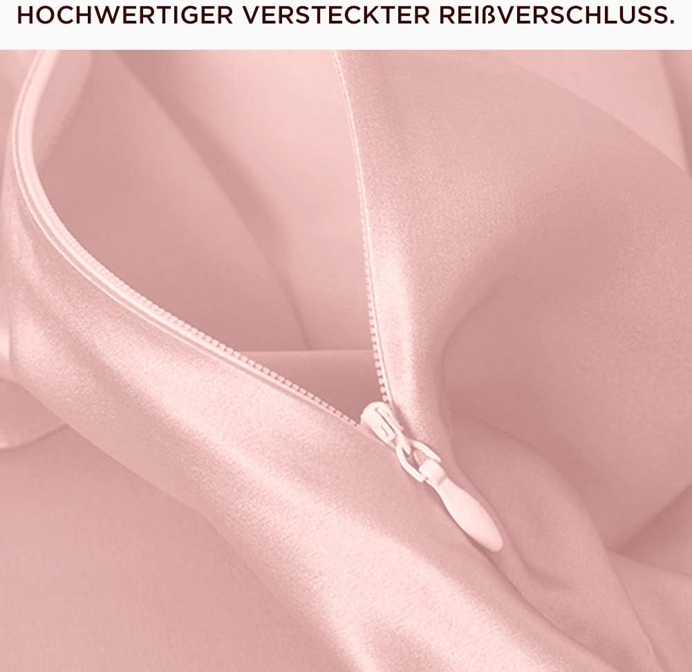 THXSILK 22 Momme Seide Kissenbezug - 100% Seide Kopfkissenbezug Sofakissenbezug Kinderwagen - Anti m