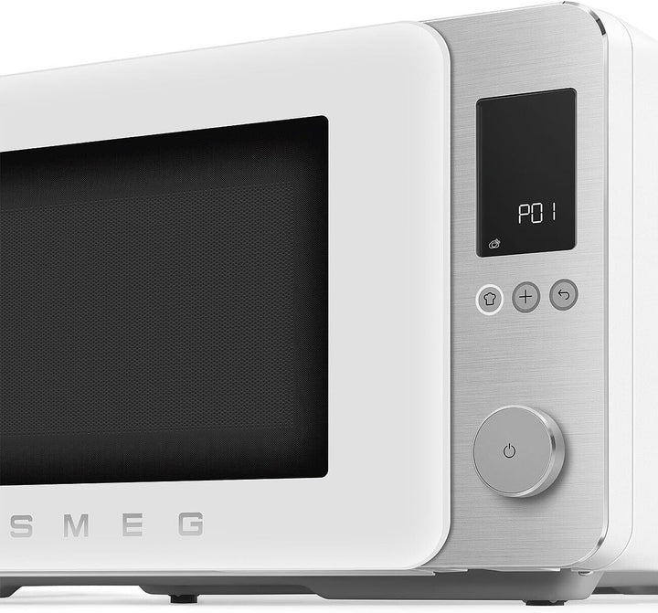 Smeg, Kombi-Mikrowelle, MOC02WHMEU, 9 Funktionen und 3 Kombinationen, 25 automatische Programme, Inv