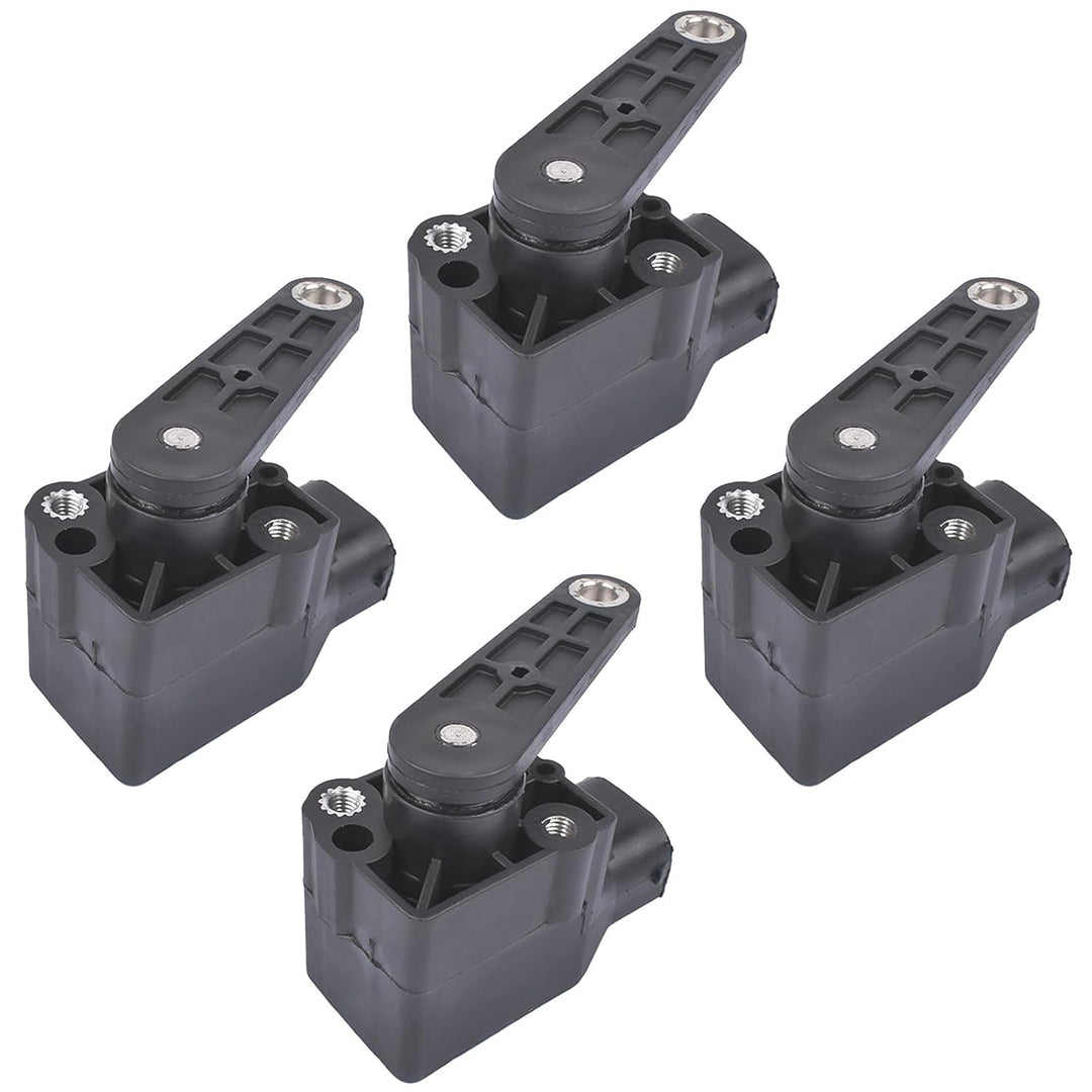 Woosphy 4x Höhensensor Xenonlicht Niveau Sensor Ersatz für A/B/C/E/M/S-Klasse CLC/CLK/CLS/SLK W210 R