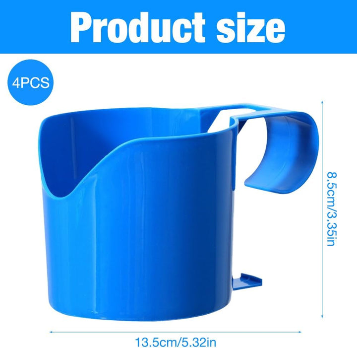 Mineup 4pcs Pool Getränkehalter, Poolside Cup Holder, Poolrand Getränkehalter, Pool Becherhalter, Po