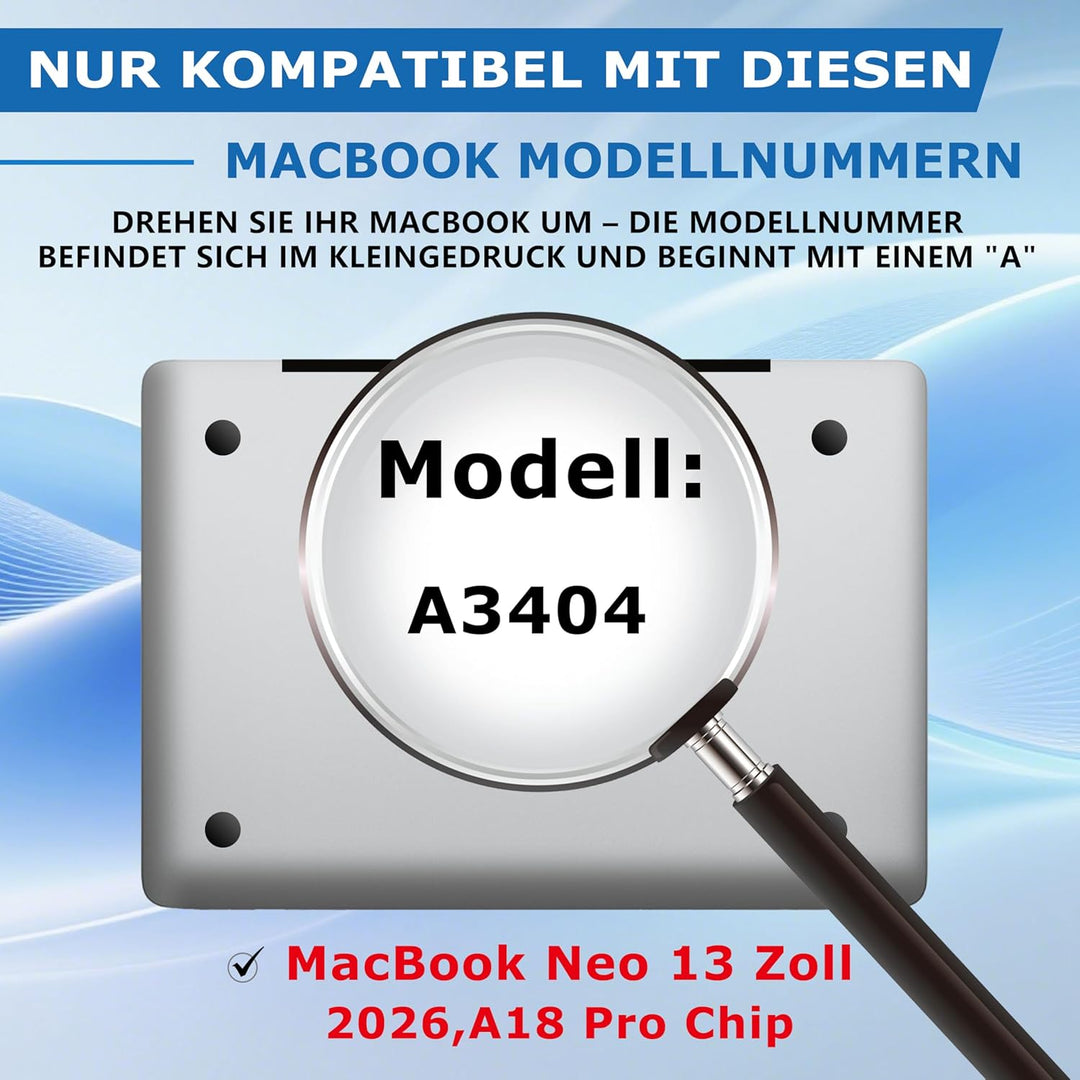 Magnetischer Blickschutzfolie für Macbook Neo 13 Zoll (2026, A18 Pro Chip), Abnehmbarer Laptop Sicht