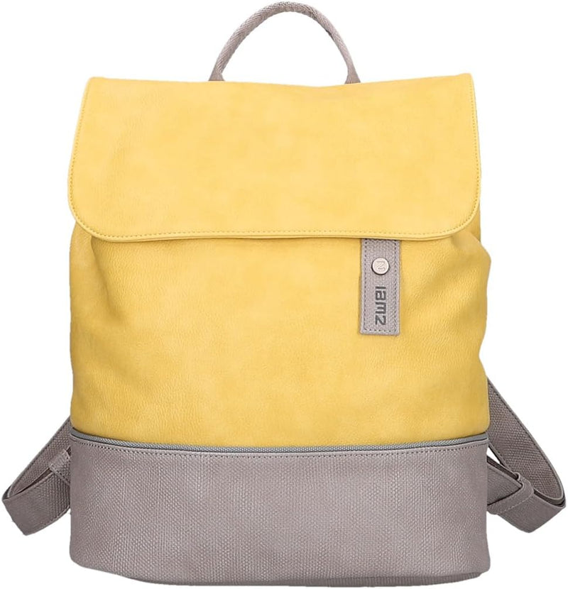 Zwei JANA Rucksack JR13 lemon, Lemon