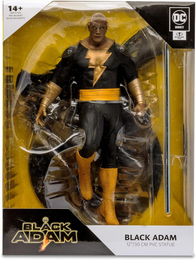 McFarlane DC Black Adam Movie Posed PVC Statue Black Adam by Jim Lee 30 cm