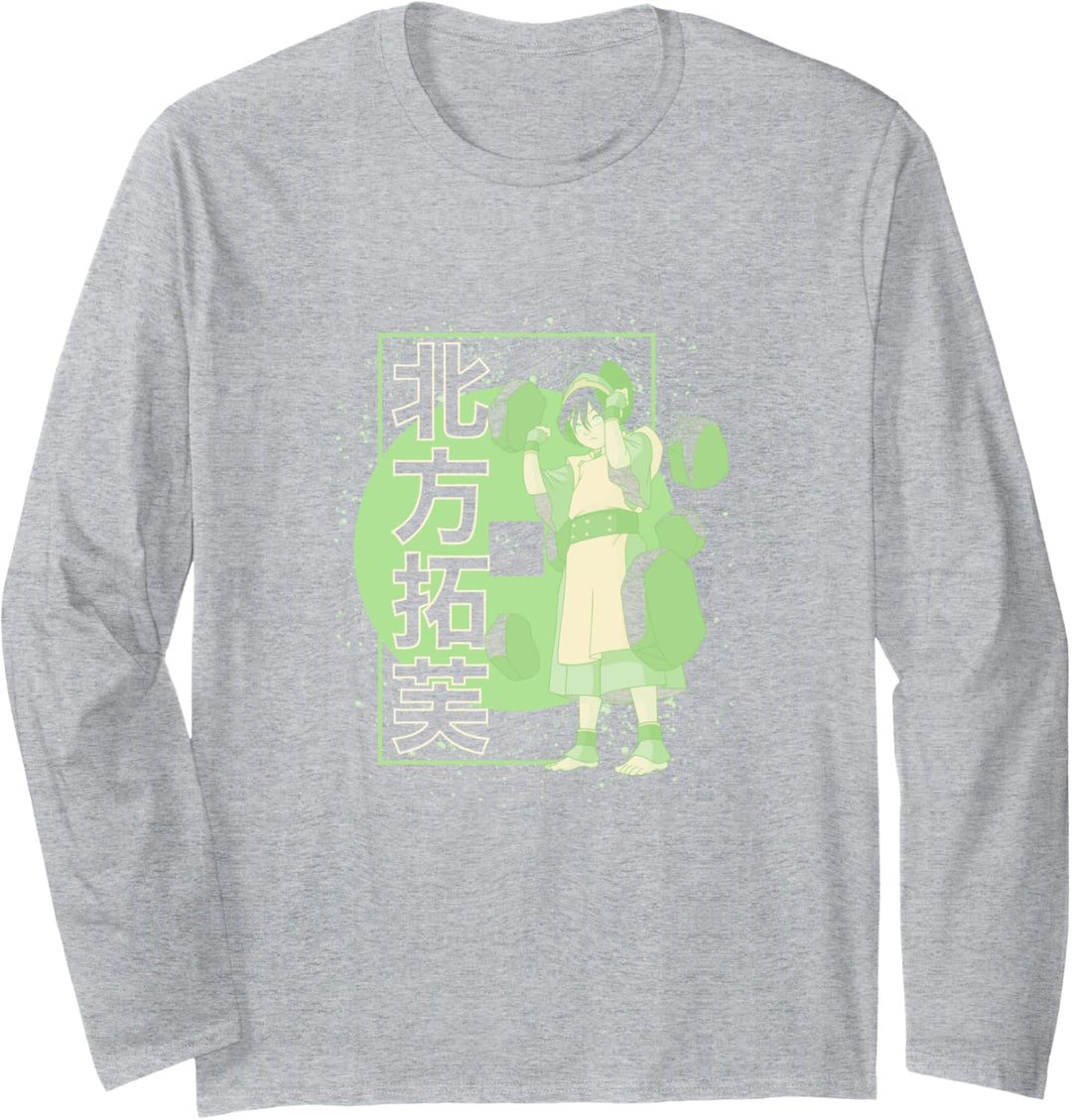 Avatar: The Last Airbender Toph Kanji Poster Langarmshirt