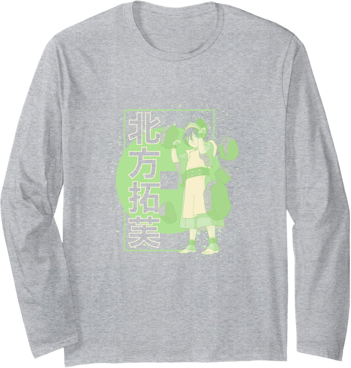 Avatar: The Last Airbender Toph Kanji Poster Langarmshirt