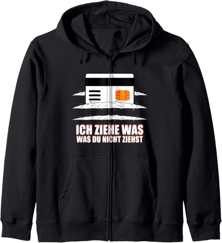 Ich Ziehe Was Was Du Nicht Ziehst Tekk HardTekk Raver Techno Kapuzenjacke