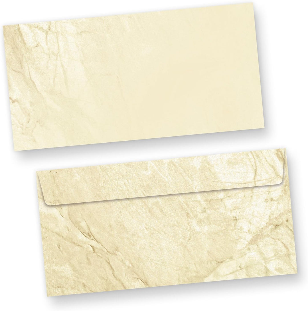 TATMOTIVE ROTE ROSE Briefpapier-Set (100 Sets) A4 Papier beidseitig + Umschläge