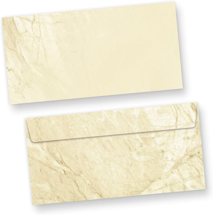 TATMOTIVE ROTE ROSE Briefpapier-Set (100 Sets) A4 Papier beidseitig + Umschläge