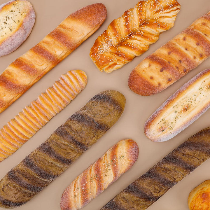 Gresorth 47cm Künstliche Lang Brot Requisite Gefälschte Baguette Simulation Lebensecht Nachspeise fü